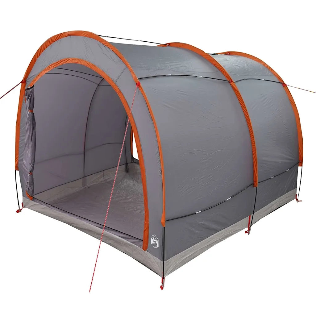 Tenda porta biciclette Grigio e arancione 256 x 222 x 182 cm