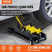 Autokrik Idraulico - 2,5 Ton - Nero con Giallo
