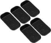 Pads antislip 5 pezzi, tenaglie antislip per supporto mobile del telefono nero opaco per bagno, cucina o ufficio