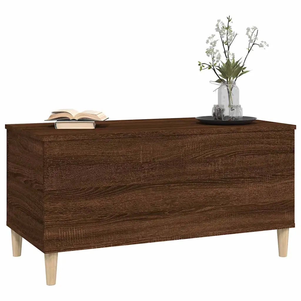Tavolino salotto | Tavolino da caff¨¨ | Tavolino da Soggiorno Rovere Marrone 90x44,5x45 cm Legno Multistrato