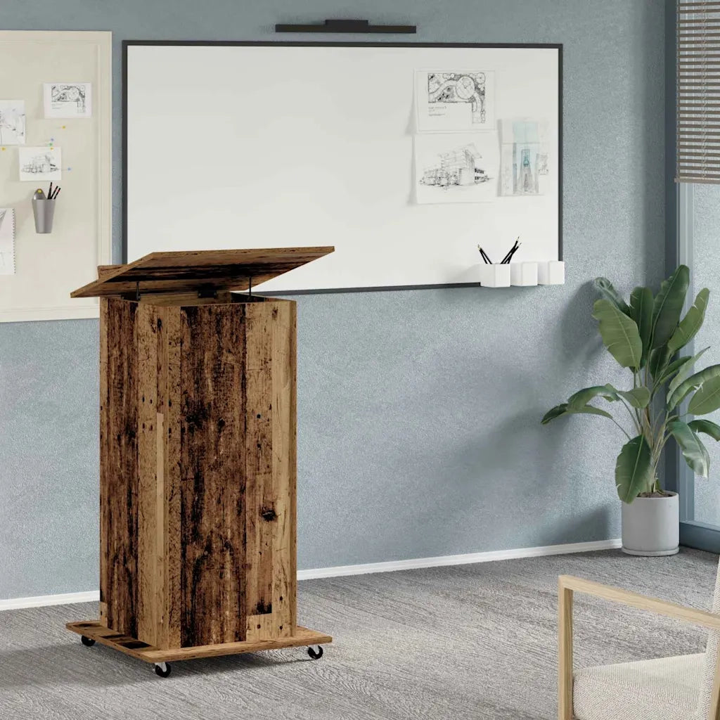 Podio Legno vecchio 55 x 55 x 107 cm Legno multistrato 862297