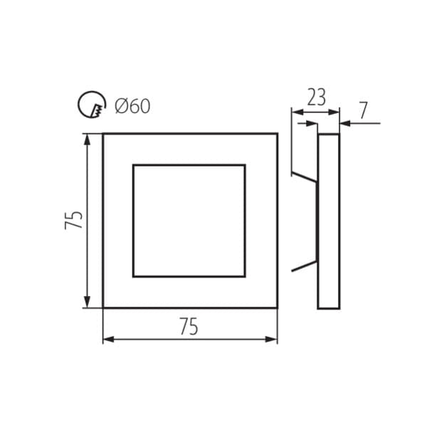 Kanlux APUS 26840 lampada scala LED bianca 3000K 12V