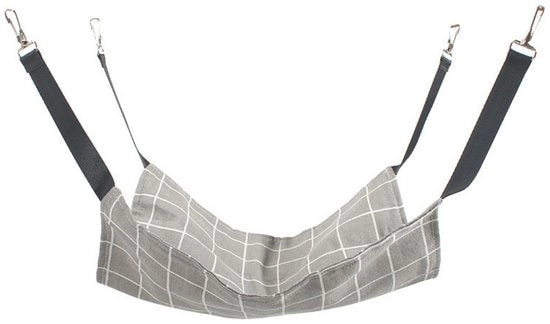 Hangmat per animali - letto per animali appeso - lettino per animali leggero per primavera e estate - 53 x 35 cm - per animali fino a 9 kg - asciugabile - stampato su entrambi i lati