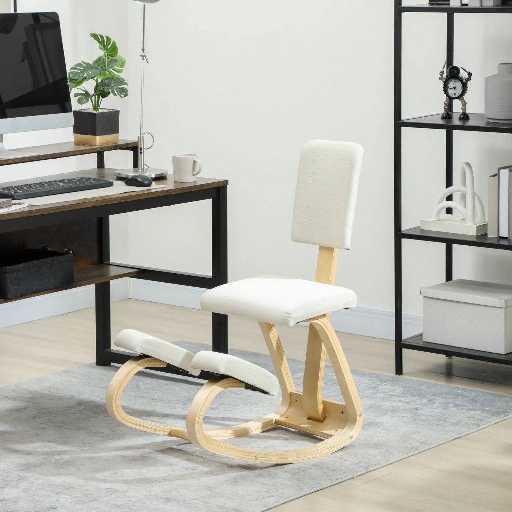 Sgabello ergonomico da meditazione ¨C Xylo ¨C crema