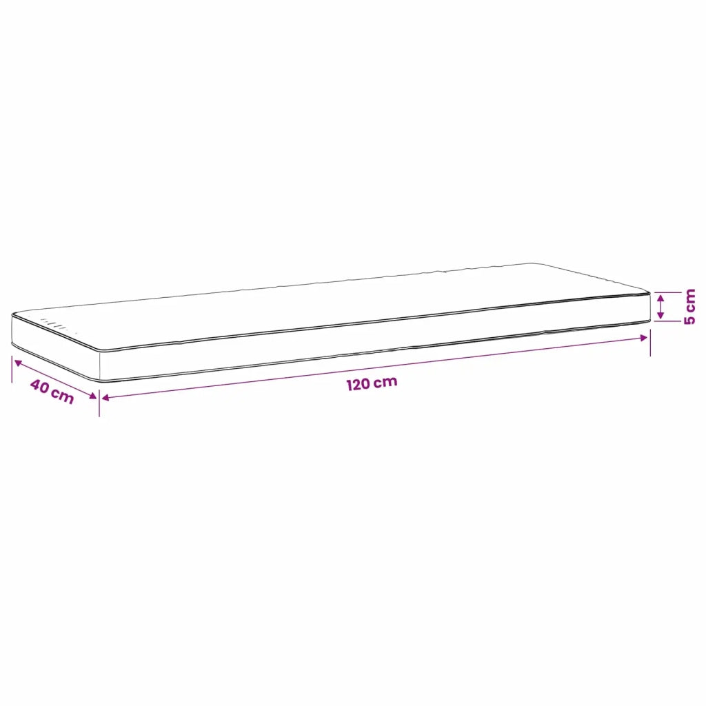 Cuscini per Panchina a 2 Pezzi VUGHT 2 pz 100% Poliestere 951251