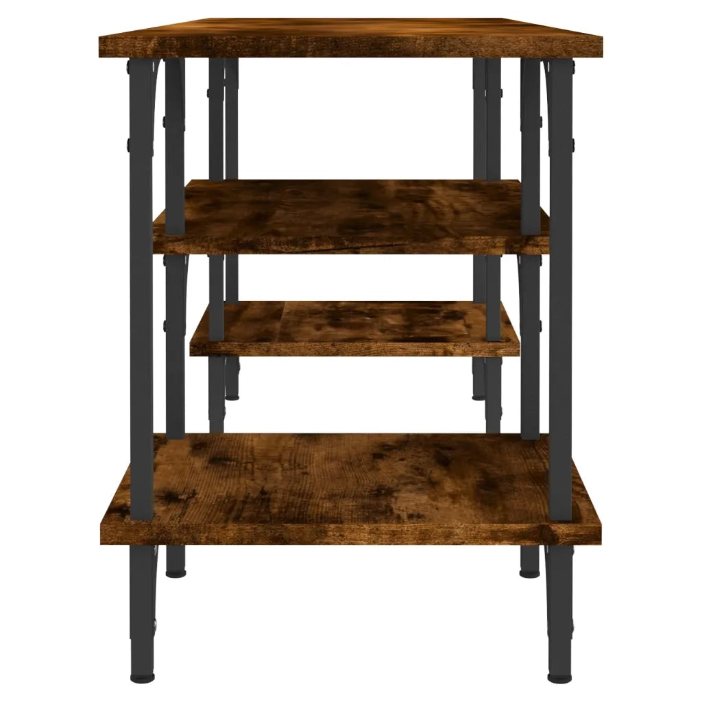 Mobile TV | Armadietto TV | Mobile Porta TV Rovere Fumo 102x35x45,5 cm in Legno Multistrato