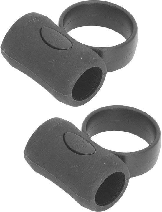 Clip di regolazione per bastoncino - 2 pezzi - Installazione facile - ABS/Silicone - Migliora la presa e il controllo - Maniglia comoda - Grip per bastoncino