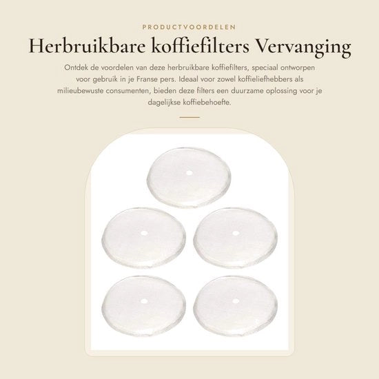 Filtro per caffè in acciaio inossidabile - 5 pezzi - reutilizzabile - diametro 8,5 cm - filtro per caffettiera