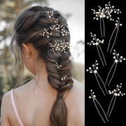 Set di Spille per Capelli da Sposa a 7 pezzi con Perle