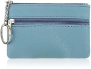 Portafoglio Mini Portamonete con Cinturino - Taschino per Chiavi - Portamonete per Piccole Monete - Portatile - Materiale PU 12x8x1.8cm