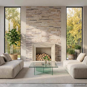 Pannelli da parete 10 pz 100 x 25 cm Bianco e rosso Schiuma EPS 42046109