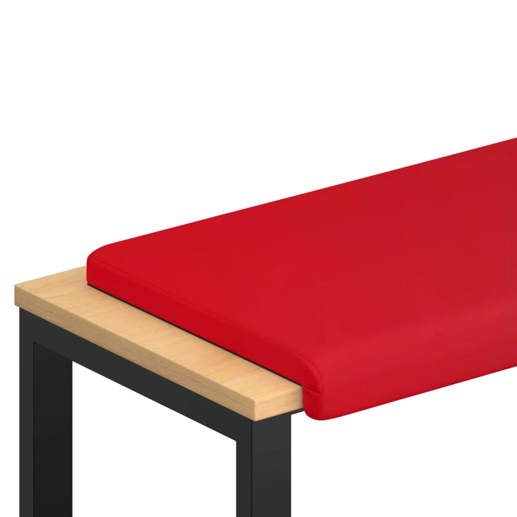 Cuscino per panchina Similpelle Rosso Profondità 35 cm 42043269