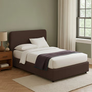 Wigan, Letto Matrimoniale Sfoderabile Made in Italy, Marrone