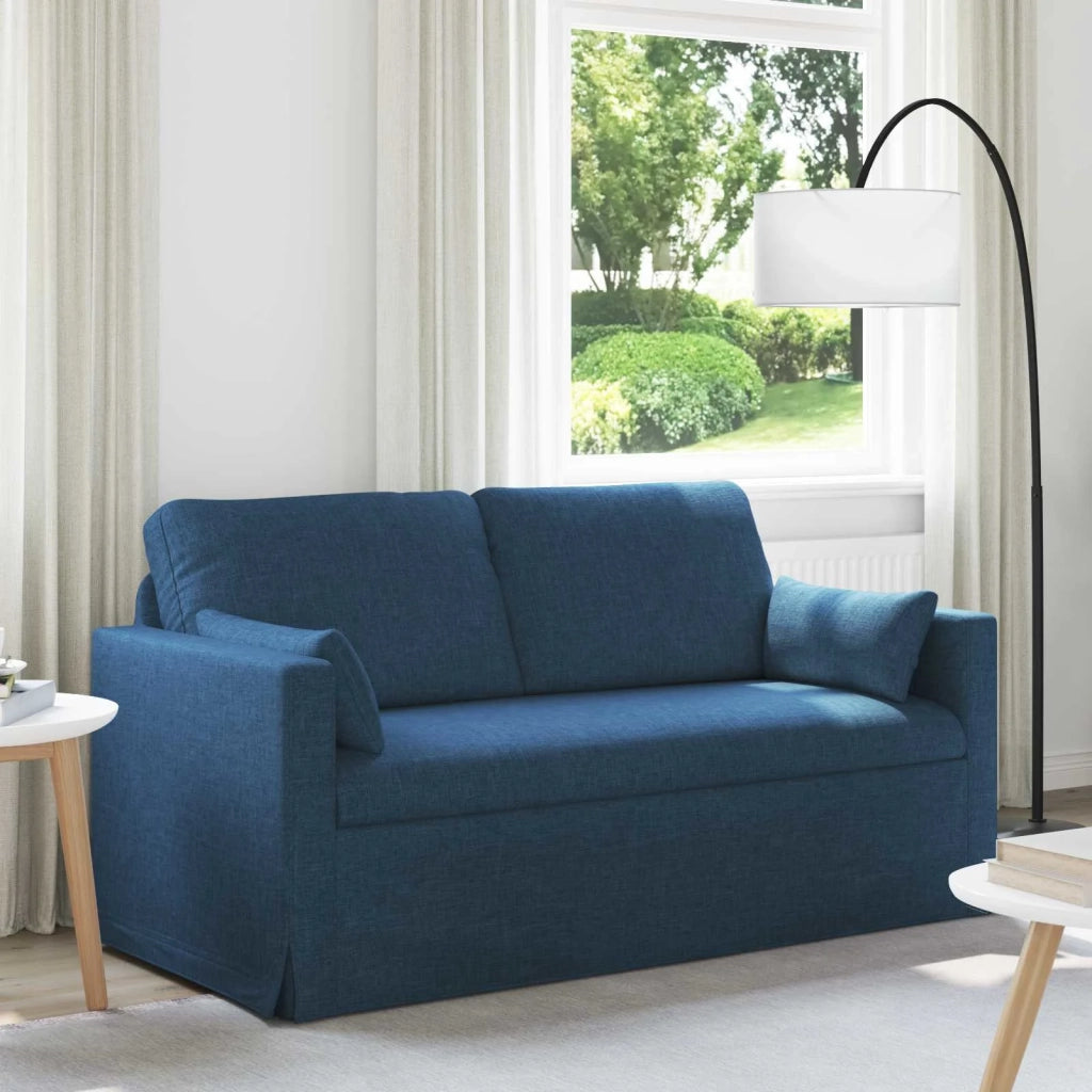 Divano Blu 158 x 78 x 80 cm Tessuto