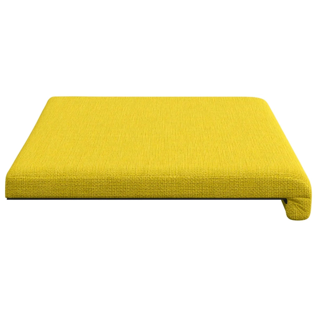 Cuscino per panchina Tessuto Giallo Chiaro Profondità 35 cm 42043248