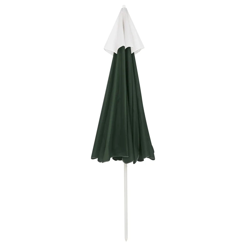 Ombrellone da Spiaggia Verde 240 cm 314713