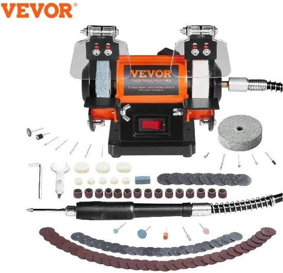 Tavolo di lavoro polimacchina - 3590 giri/min - 50W - 220V - Attrezzatura - Polimacchina per tavolo di lavoro