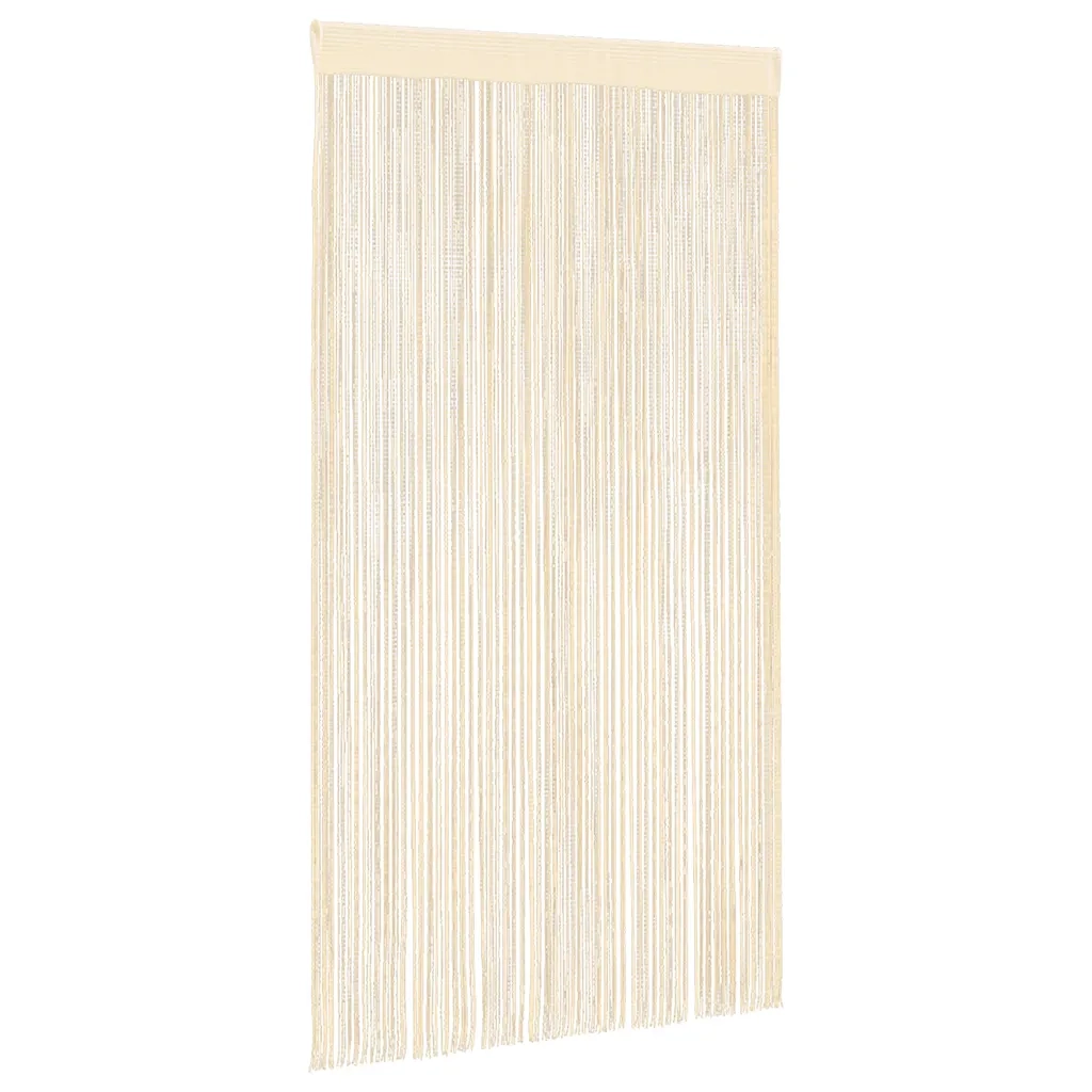 2 Pz Tende a Fili 140x250 cm Crema 132403