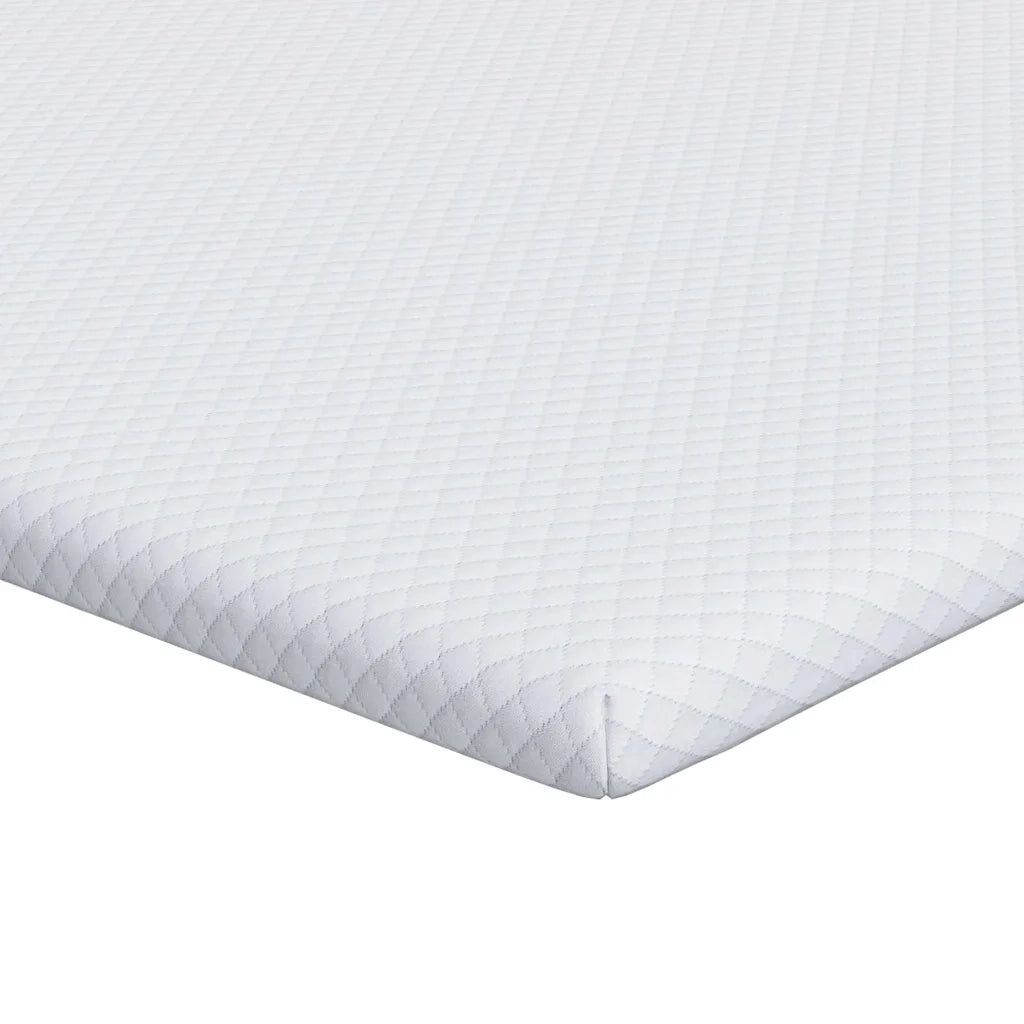 Topper per materasso Bianco 90 x 200 cm Tessuto Jacquard 4106212
