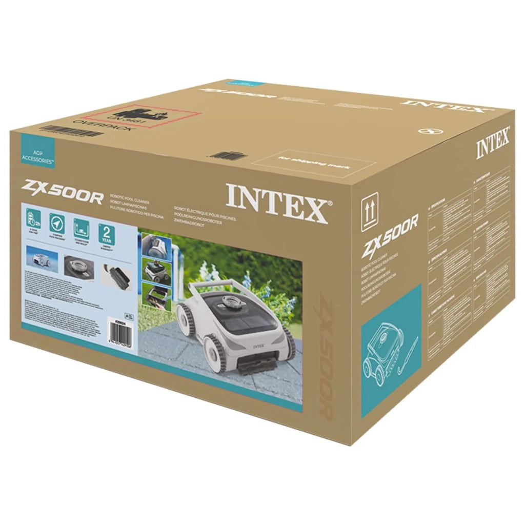 INTEX Aspiratore per Piscina Sopra Terra  Grigio e Nero PVC 42035637