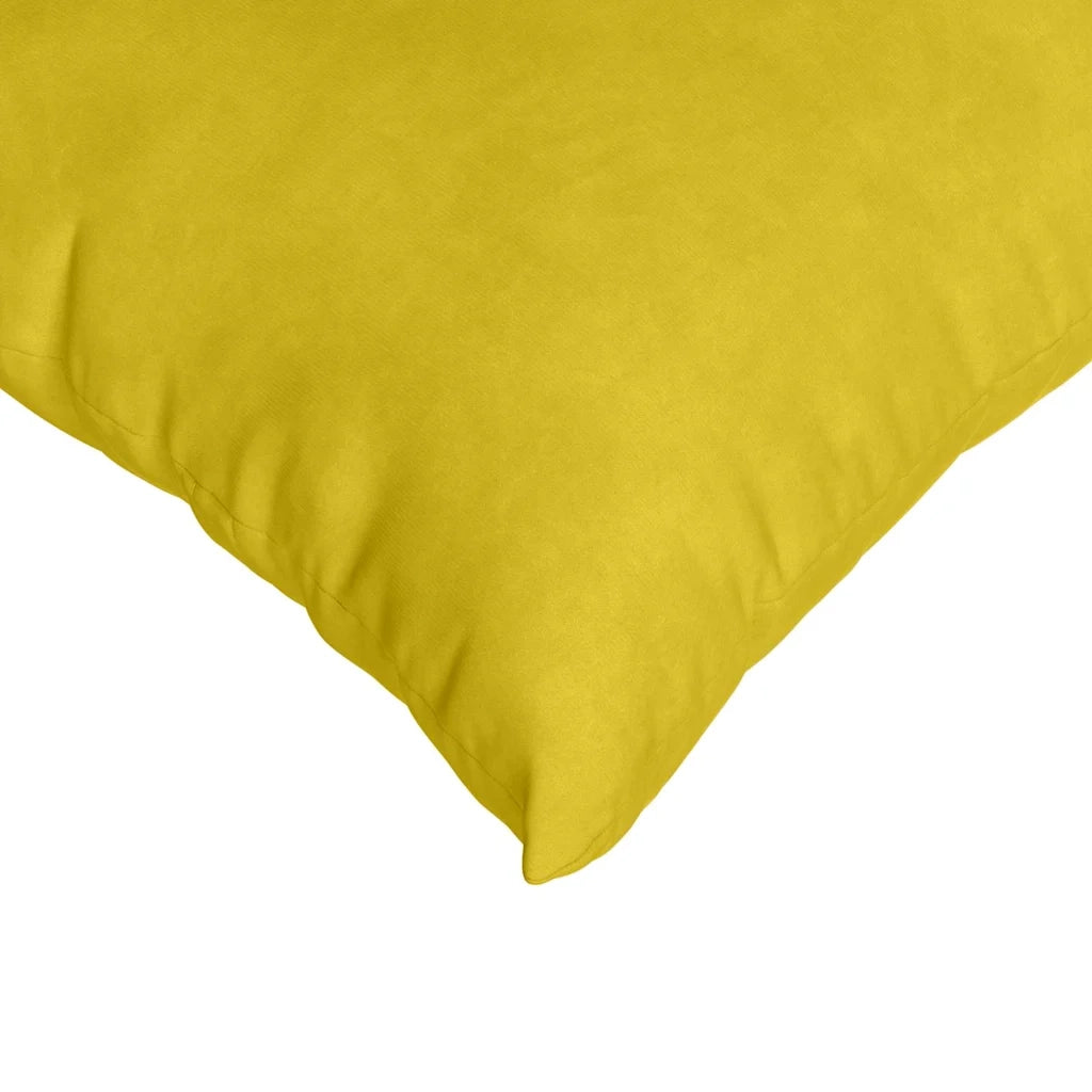 Cuscini da Divano 2 pcs Giallo 70 x 50 cm Tessuto in Cords 42013763