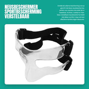Protezione Solare per il Viso - Visiera Raffreddabile - Protezione Contro le Bruciature di Sole - Protezione per il Naso - Schermo per il Viso - Protezione Contro lesioni - Vista Chiara