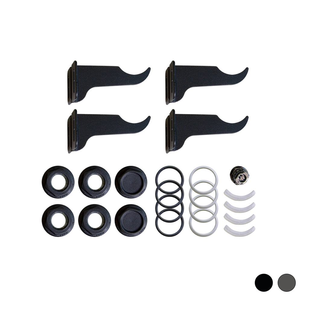 KIT DI FISSAGGIO PER RADIATORI COLORATI 1/2 Black Coffee FONDITAL