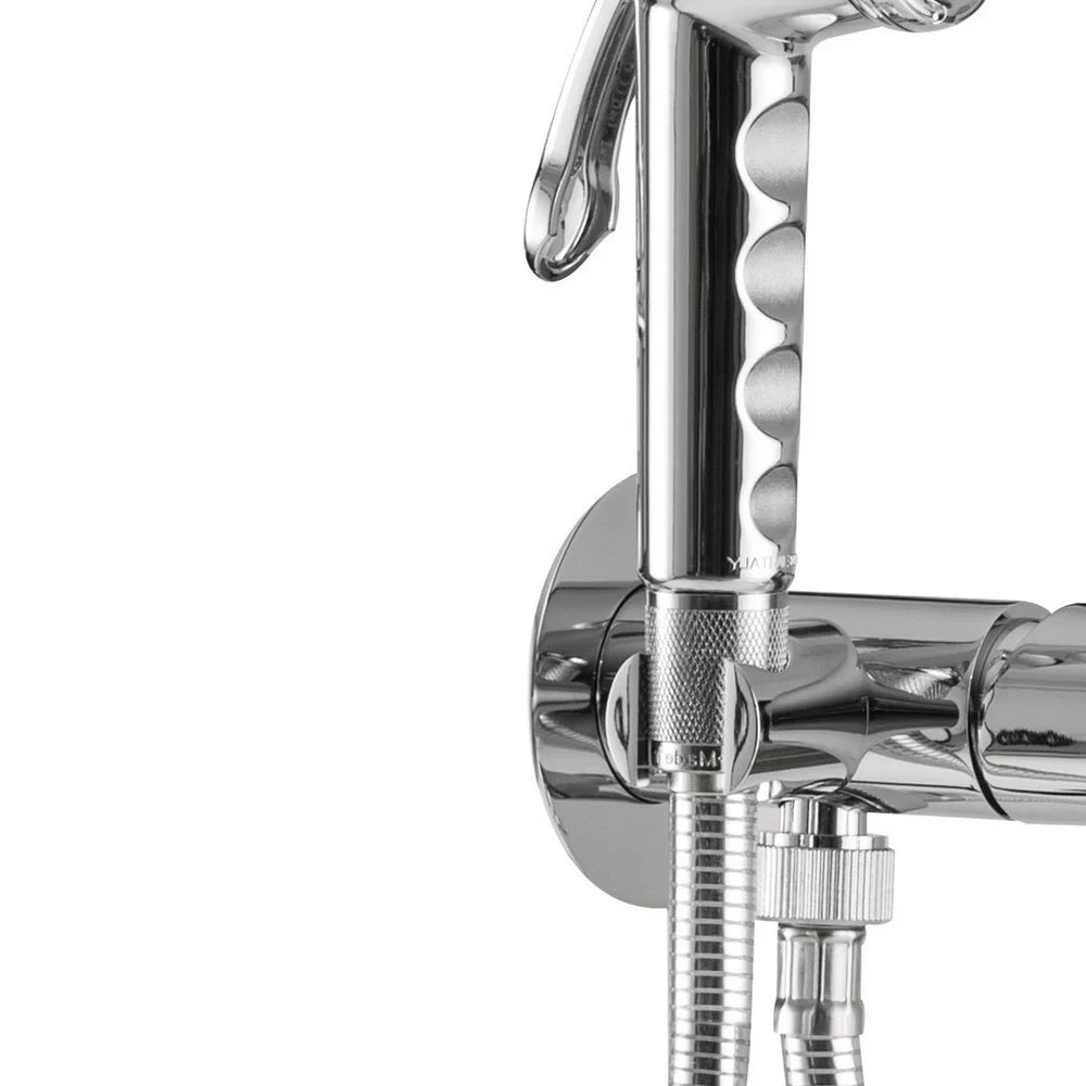 Set idroscopino con miscelatore acqua calda/fredda