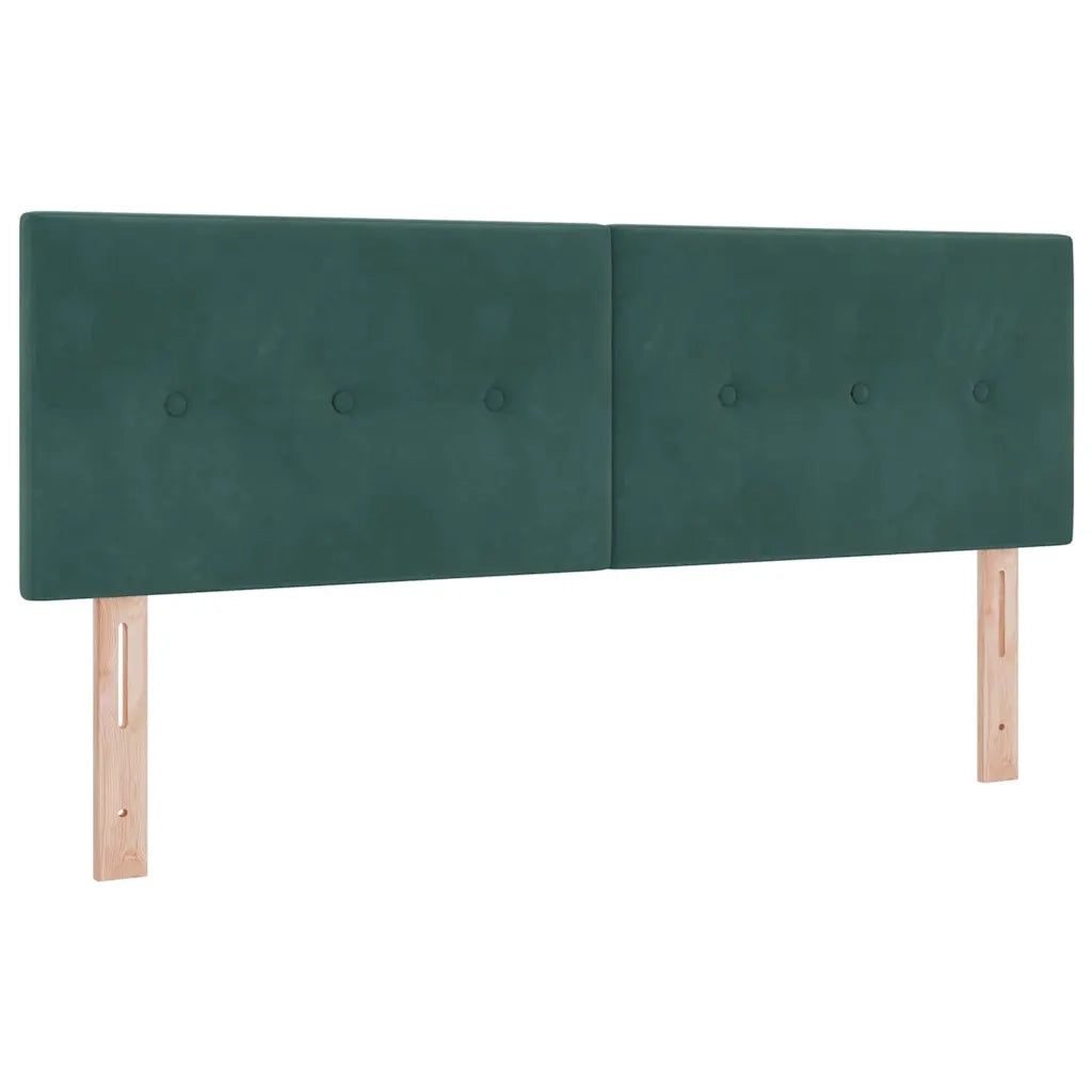 Testiera Verde Scuro 144 cm Velluto 42007160