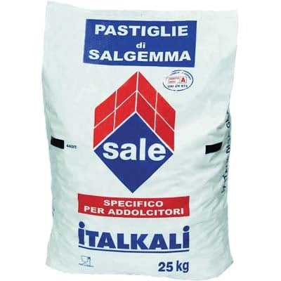 SALE MARINO IN PASTICCHE - CF=KG 25- 1 confezioni