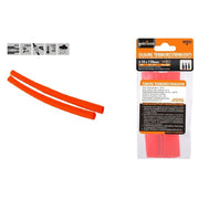 Trade Shop - Set 10 Pz Guaine Termorestringenti Termoretrattili Rosse 10x120mm Per Cavi 57085 -