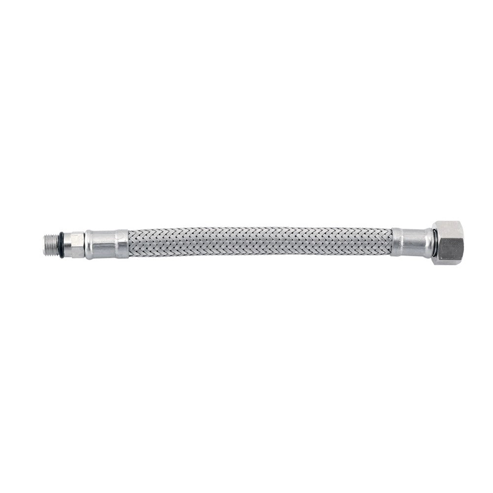 Flessibile in acciaio inox m10x1 - 3/8"f