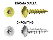 VITI PANEL-VIT TC TESTA FUNGO TORX CON COLLARE CHROMITING- - ø mm.6x30 - 200 pezzi MUSTAD