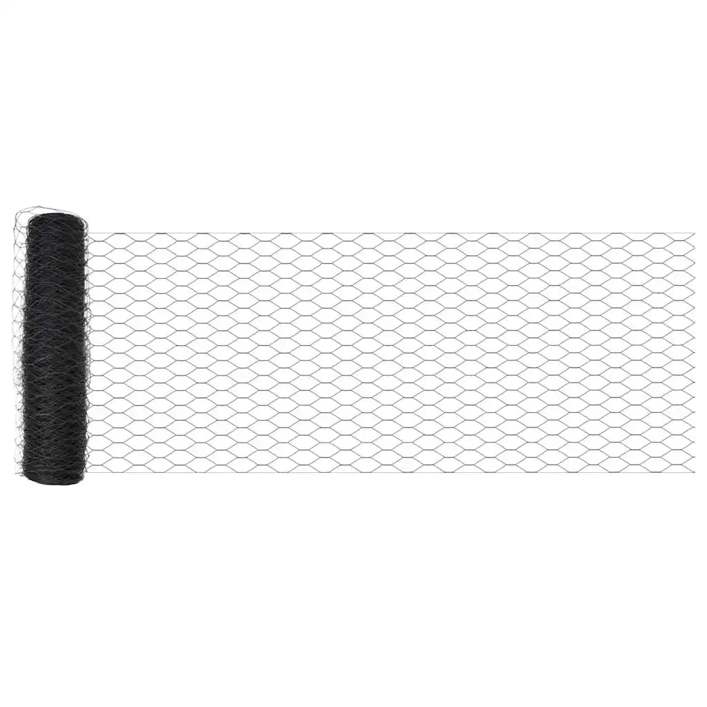 Palo della recinzione Grigio 50 x 0,6 m (rete a maglia 50 mm)
