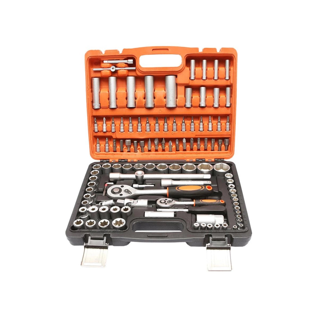 Set di chiavi a cricchetto da 108 pezzi KIT Chiavi A Bussola Cricchetto Cacciavite 108 pezzi