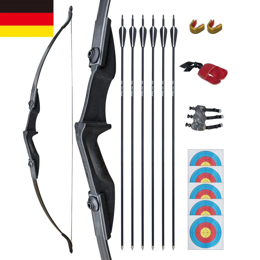 Arco Ricurvo Takedown ¨C Minimal ¨C Fibra di Vetro 40 lbs