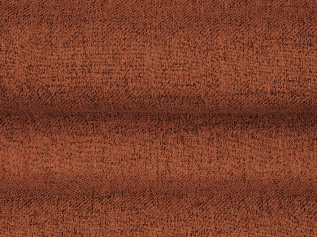 Cosmopolitan Design - Divano angolare reversibile "Bali" 6 posti in tessuto strutturato mattone 