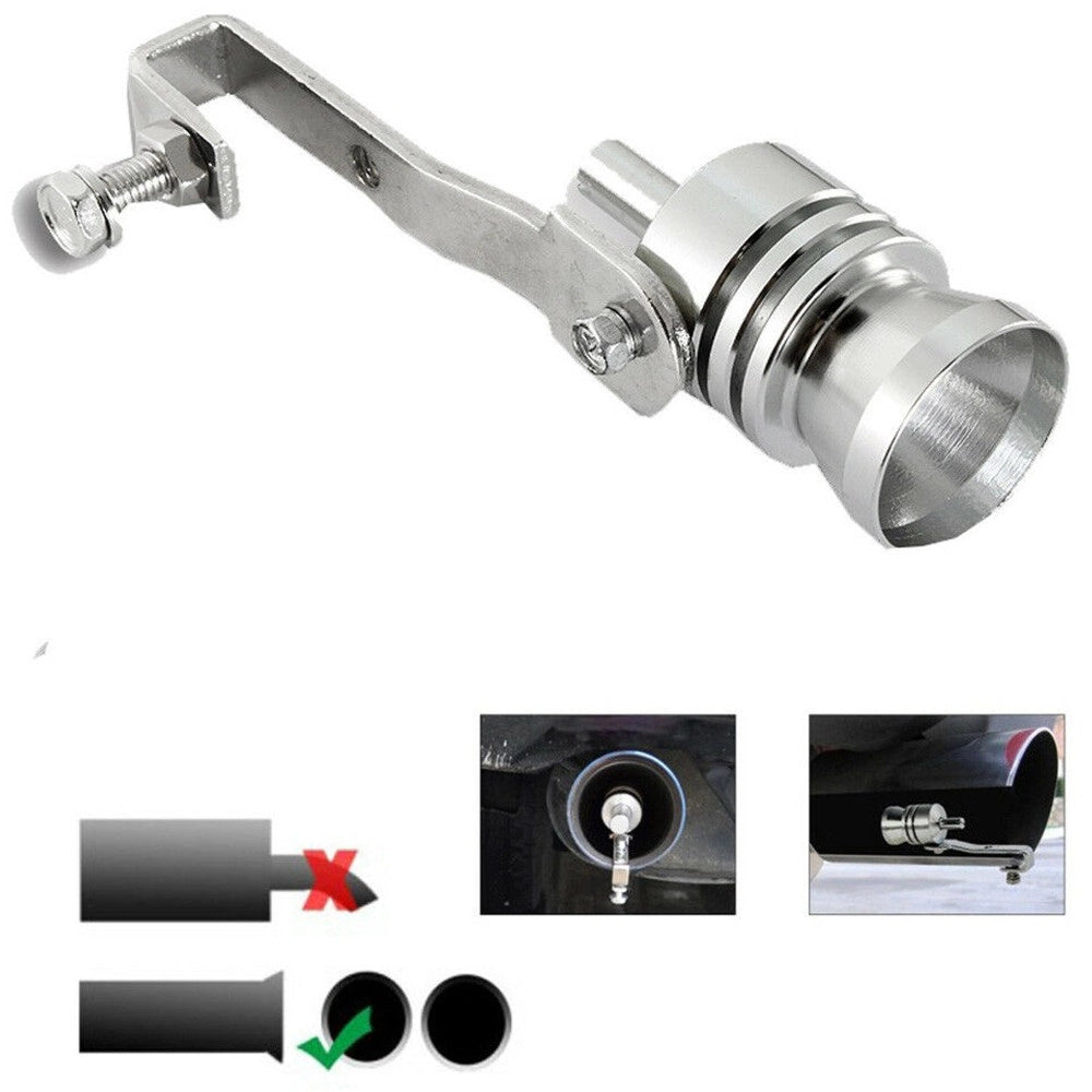 Trade Shop - Auto Tuning Kit Effetto Turbo Fischio Marmitta Terminale Turbina Suono -    Xl Oltre 2400cc