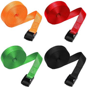 Senzkon cintura di trazione, 3 m, 4 pezzi, carico massimo 250 kg, cinture di trazione regolabili rapidamente, per biciclette, kayak, motocicli, camion, bagagli, rimorchi
