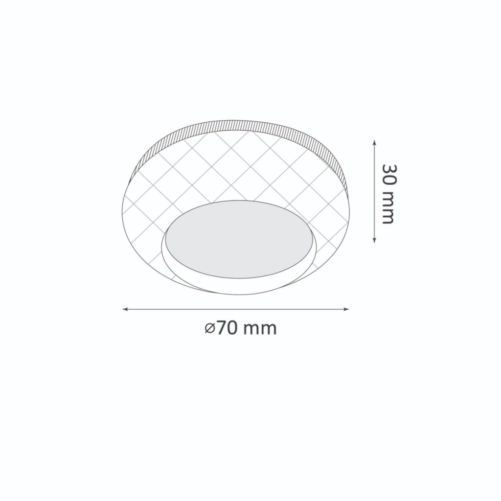 Lampada sottopensile LED Polux 311122 4000K 2 pz a batteria