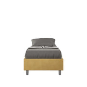 Letto Singolo Sommier 80x210 cm con Rete Azelia Ocra