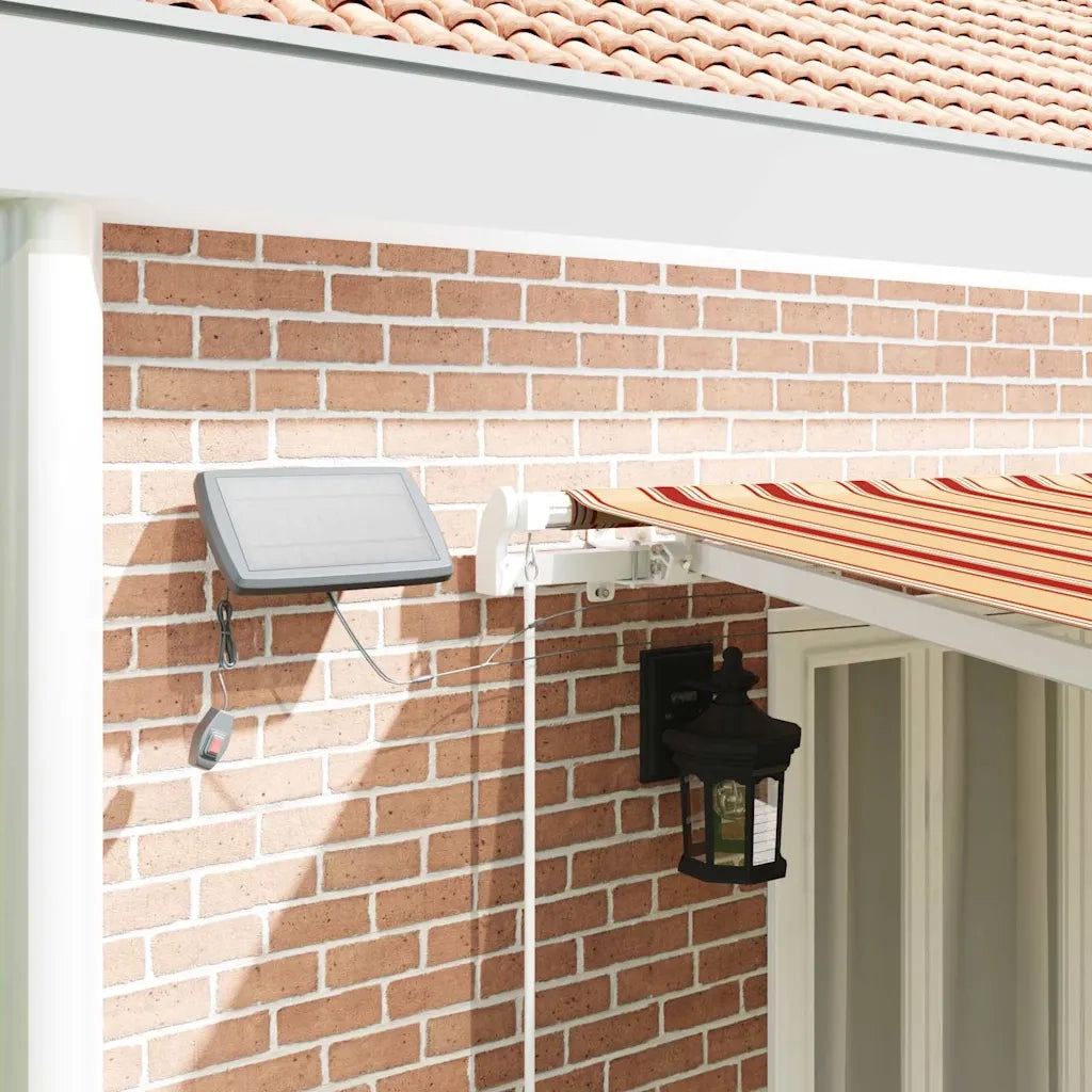 Tenda Retrattile Giallo e Arancione 600 × 300 cm 3331598
