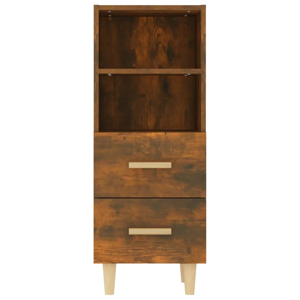 Buffet credenza cassettiera armadio mobile contenitore organizer per cucina soggiorno salotto 34,5 x 34 x 90 cm legno ingegnerizzato marrone 02_0030919