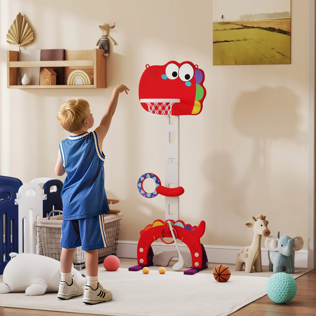 Cestino da Basket Bambini Regolabile ¨C zephmum ¨C Verde