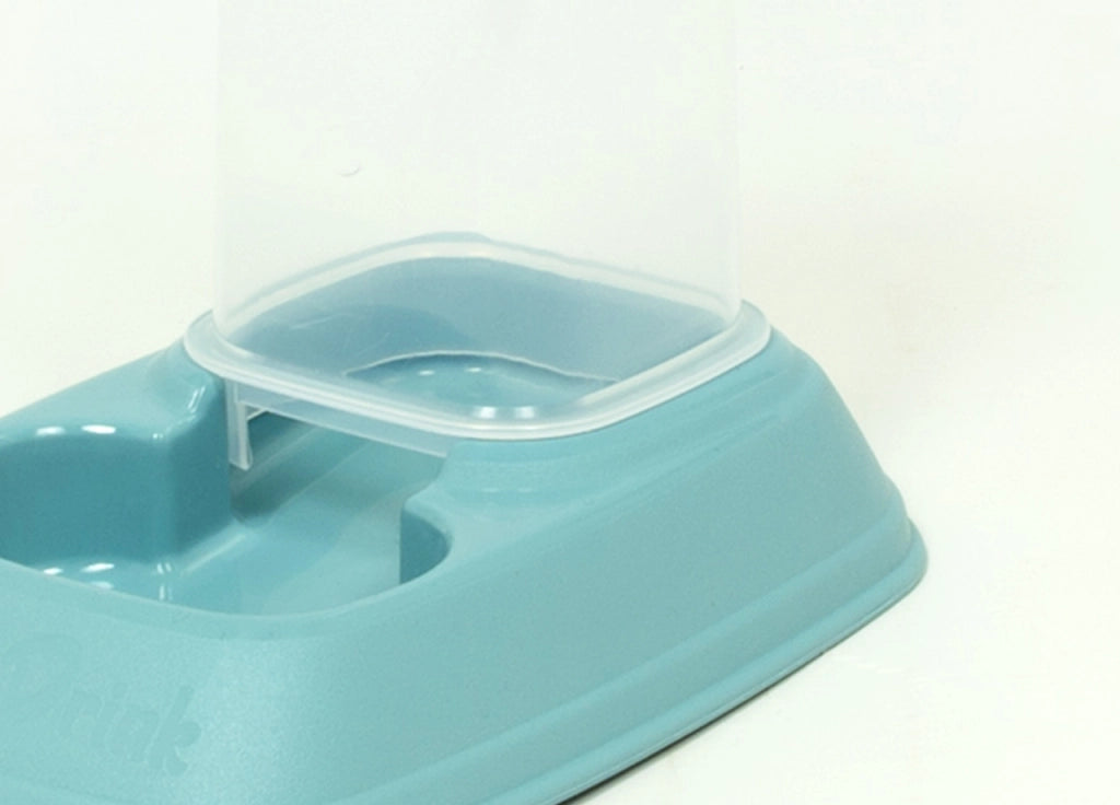 Dispenser Cibo/Acqua 0,7L Per Animali Modello 700083 Colore Azzurro
