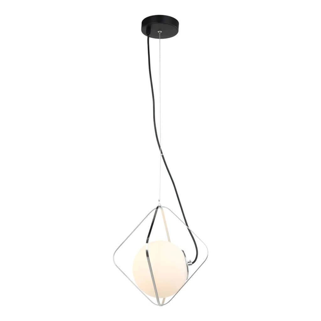 Lampada a sospensione Italux Canto Ø26 cromata E27