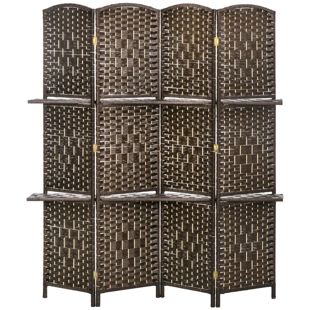 Libreria Divisorio con Ripiani ¨C Minimal ¨C Marrone 160x170 cm
