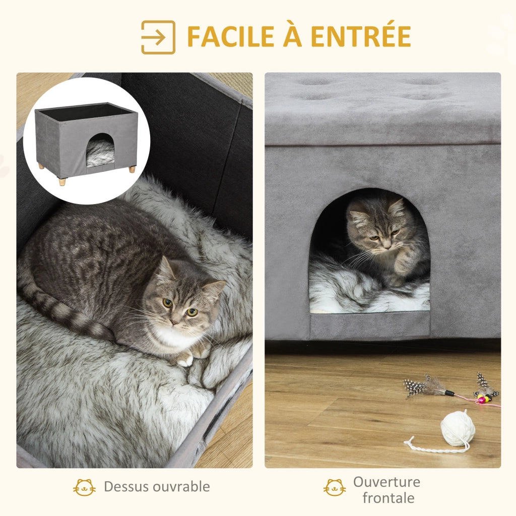 Casetta per Gatti ¨C Minimal ¨C Grigio
