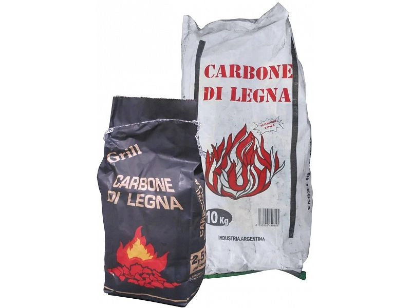 Carbone di legna carbonella cannellino sacco da 10 Kg
