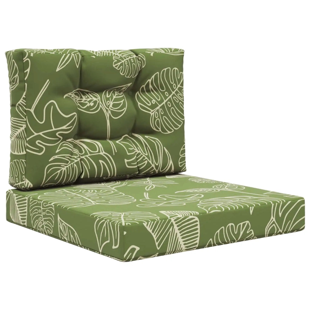 Cuscino per divano da esterno 2 pcs Design a foglia Poliestere 900741